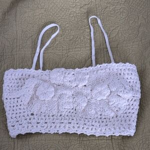 Free People Floral Crochet Women Camisole Size Medium